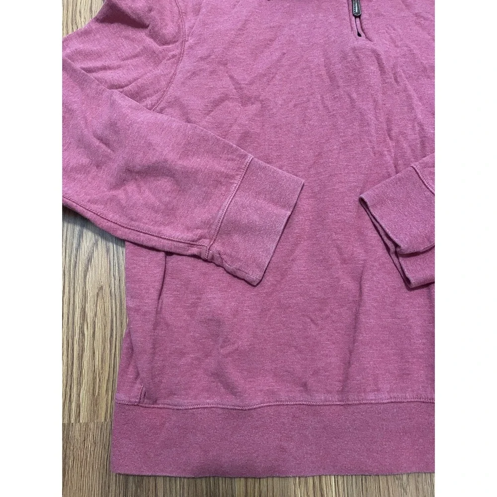 Polo Ralph Lauren Pullover Mens Large Quarter Zip Lightweight Knit Red